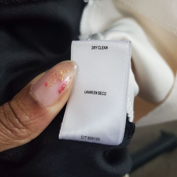 Gabby Skye Women's Sheath Dress Size 12 Black Cream Pink Cut-Out Bodycon NEW - Picture 7 of 7